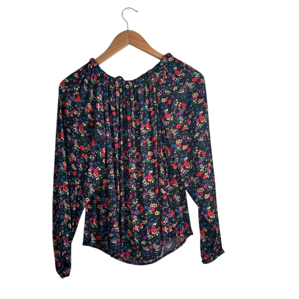 GAP Black Floral Women's Blouse